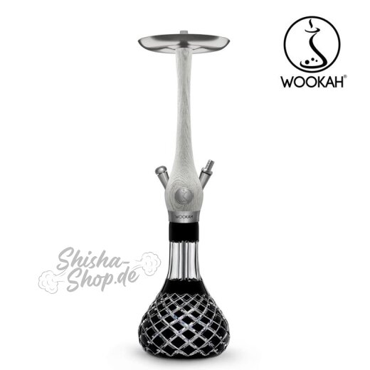 Wookah Shisha White Nox - Check Black