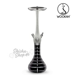 Wookah Shisha White Nox - Striped Black