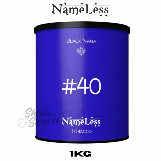 Nameless Shisha Tabak 1KG - Black Nana