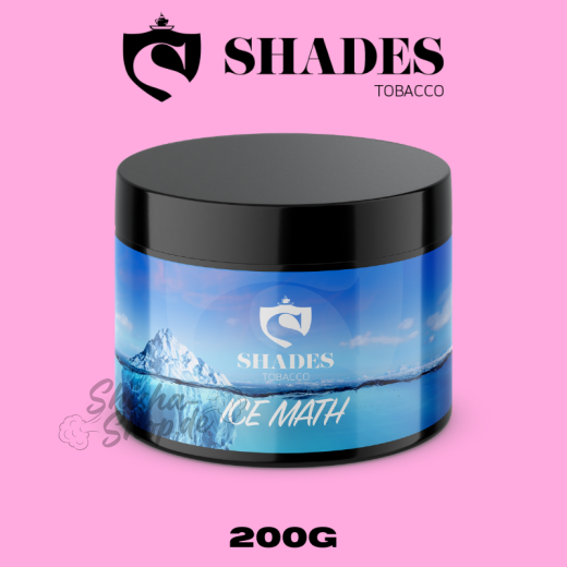 Shades Shisha Tabak 200g - Ice Math