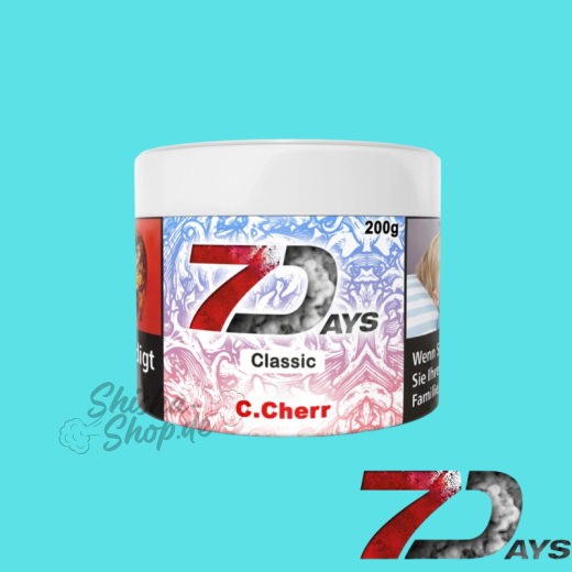 7 DAYS Shisha Tabak 200g - Cold Cherry