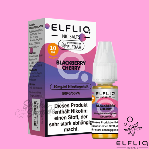 ELFBAR ELFLIQ LIQUID 10mg - Blackberry Cherry