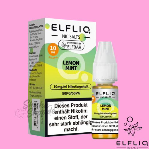 ELFBAR ELFLIQ LIQUID 10mg - Lemon Mint