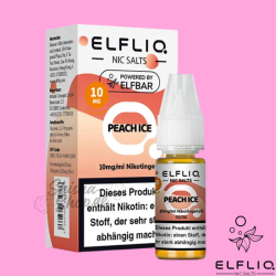 ELFBAR ELFLIQ LIQUID 10mg - Peach Ice