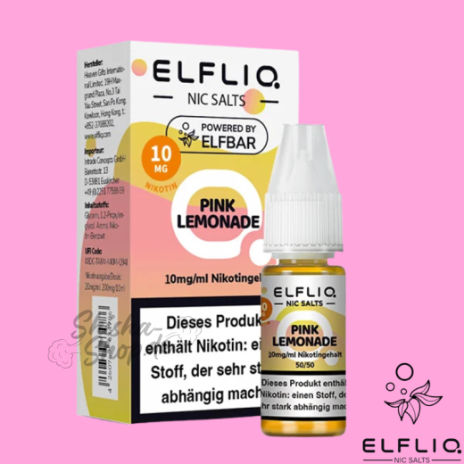 ELFBAR ELFLIQ LIQUID 10mg - Pink Lemonade