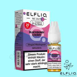ELFBAR ELFLIQ LIQUID 20mg - Blackberry Cherry