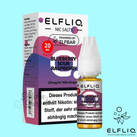 ELFBAR ELFLIQ LIQUID 20mg - Blueberry Sour Raspberry