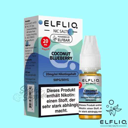 ELFBAR ELFLIQ LIQUID 20mg - Coconut Blueberry