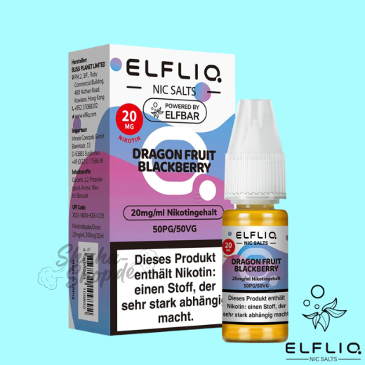 ELFBAR ELFLIQ LIQUID 20mg - Dragonfruit Blackberry