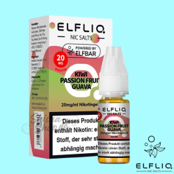 ELFBAR ELFLIQ LIQUID 20mg - Kiwi Passionfruit Guava