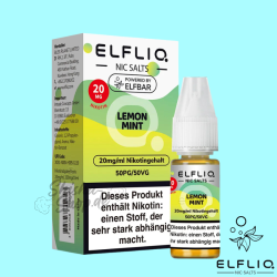 ELFBAR ELFLIQ LIQUID 20mg - Lemon Mint