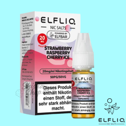 ELFBAR ELFLIQ LIQUID 20mg - Strawberry Raspberry Cherry Ice