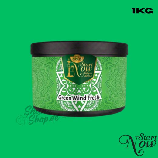 Start Now Shisha Tabak 1KG - Green Mind Fresh