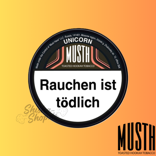 MustH Shisha Tabak 200g - UNICORN