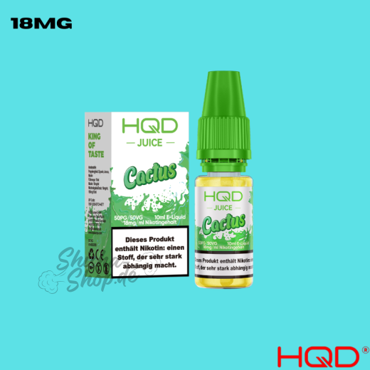 HQD Juice Liquid 18mg - Cactus