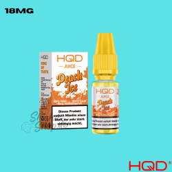 HQD Juice Liquid 18mg - Peach Ice