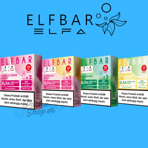 ELFBAR ELFA PODS 20mg - Alle Sorten