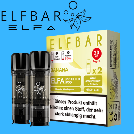 ELFBAR ELFA PODS 20mg - Banana