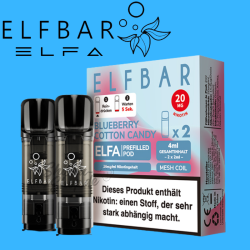 ELFBAR ELFA PODS 20mg - Blueberry Cotton Candy