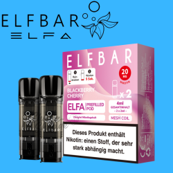 ELFBAR ELFA PODS 20mg - Blackberry Cherry