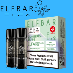 ELFBAR ELFA PODS 20mg - Cranberry Grape