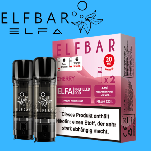 ELFBAR ELFA PODS 20mg - Cherry