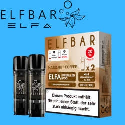 ELFBAR ELFA PODS 20mg - Hazelnut Coffee