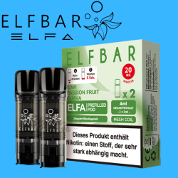 ELFBAR ELFA PODS 20mg - Kiwi Passionfruit Guava