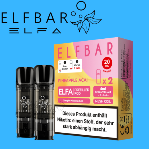 ELFBAR ELFA PODS 20mg - Pineapple Acai