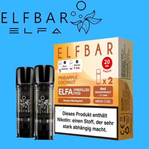 ELFBAR ELFA PODS 20mg - Pineapple Coconut