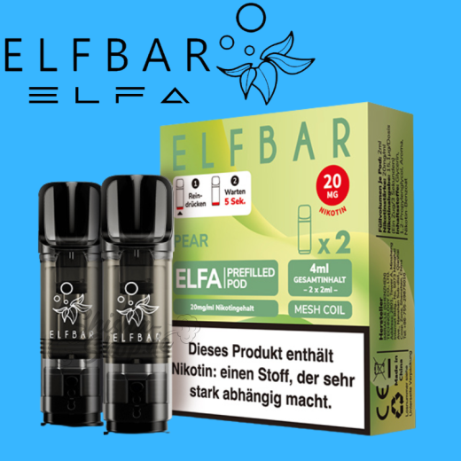ELFBAR ELFA PODS 20mg - Pear