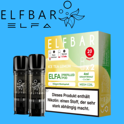 ELFBAR ELFA PODS 20mg - Ice Tea Lemon