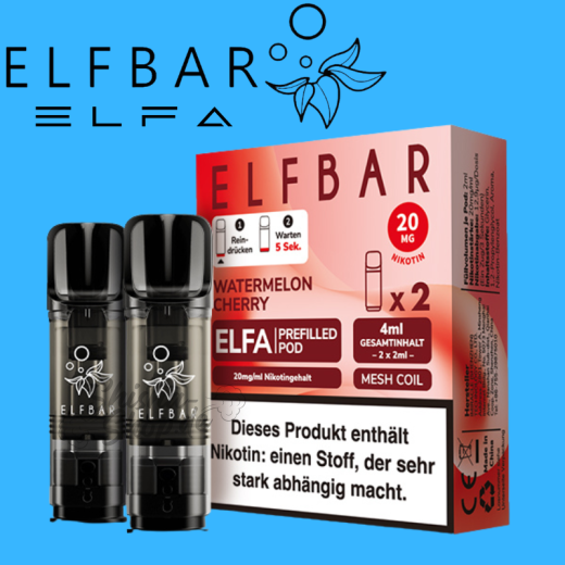 ELFBAR ELFA PODS 20mg - Watermelon Cherry
