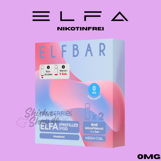 ELFBAR ELFA PODS Nikotinfrei 0mg - Mix Berries