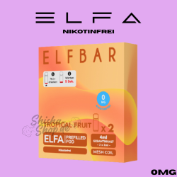 ELFBAR ELFA PODS Nikotinfrei 0mg - Tropical Fruit