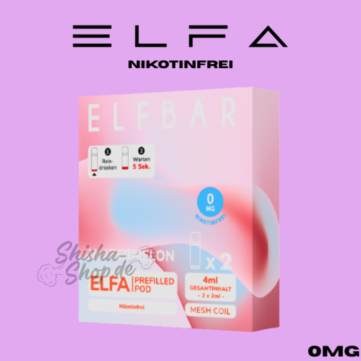 ELFBAR ELFA PODS Nikotinfrei 0mg - Watermelon