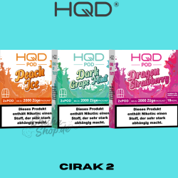 HQD Cirak 2 Pod - Alle Sorten