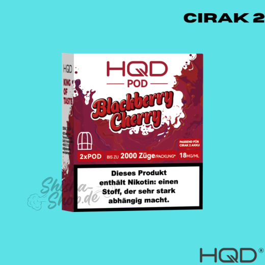 HQD Cirak 2 Pod - Blackberry Cherry