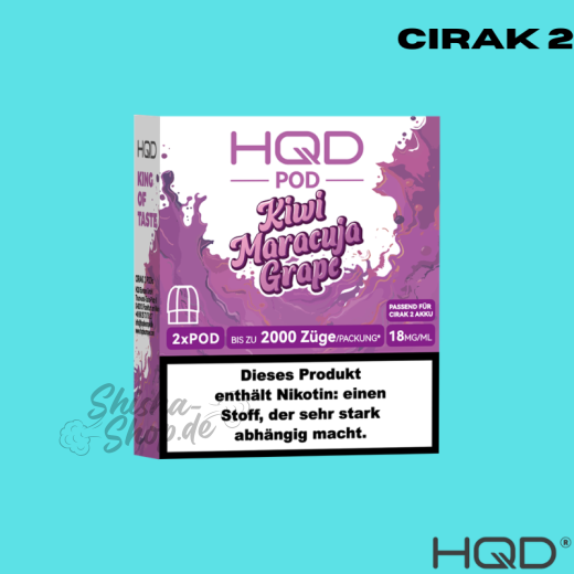 HQD Cirak 2 Pod - Kiwi Maracuja Grape