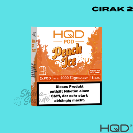 HQD Cirak 2 Pod - Peach Ice