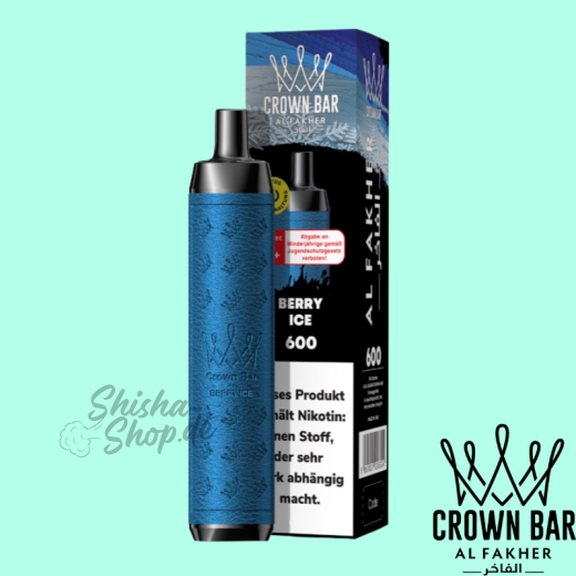 Al Fakher Crown Bar 600 Einweg Vape - Berry Ice