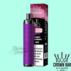 Al Fakher Crown Bar 600 Einweg Vape - Cherry Raspberry