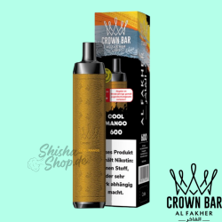 Al Fakher Crown Bar 600 Einweg Vape - Cool Mango