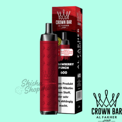 Al Fakher Crown Bar 600 Einweg Vape - Strawberry Punch