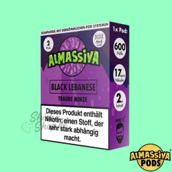 Almassiva Pod (2er Pack) - Black Lebanese