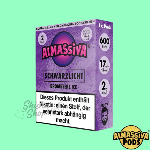 Almassiva Pod (2er Pack) - Schwarzlicht