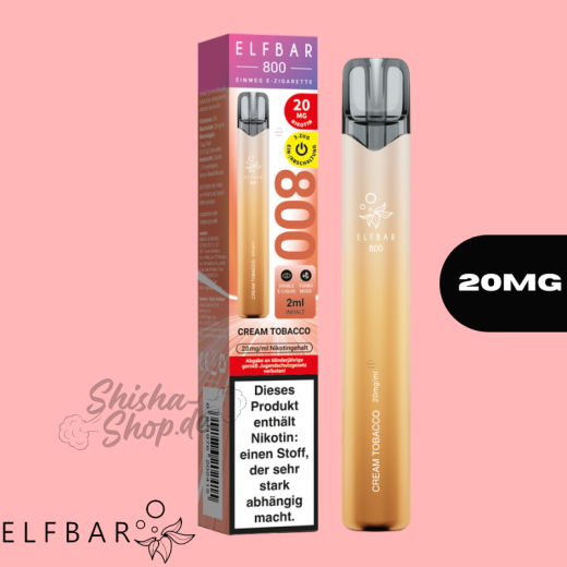 ELFBAR 800 Einweg Vape - Cream Tobacco
