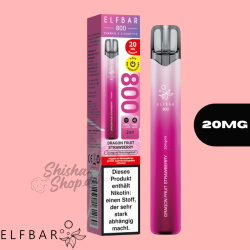 ELFBAR 800 Einweg Vape - Dragonfruit Strawberry