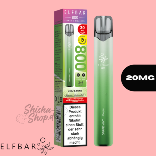 ELFBAR 800 Einweg Vape - Grape Mint