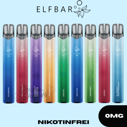 ELFBAR 800 Nikotinfrei Einweg Vape